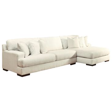 Signature Design by Ashley Zada 2-Piece Sectional with Chaise in Ivory, , large