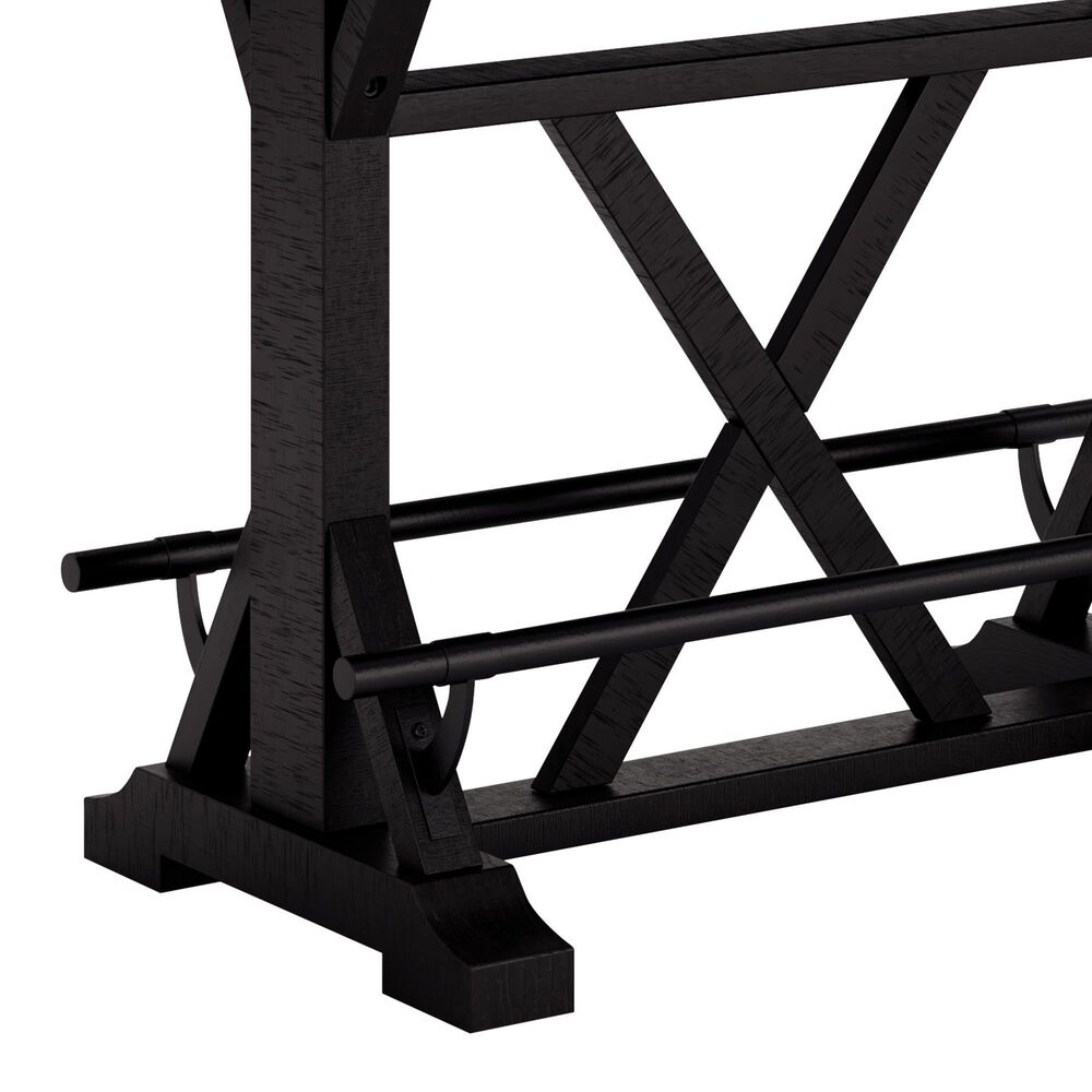 Ashley Valebeck Counter Height Table in Black and Brown - Table Only, , large