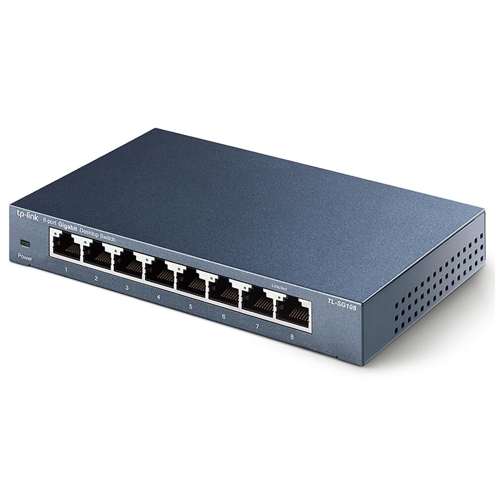 TP-LINK 8-Port Gigabit Desktop Switch in Black, , large