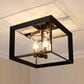 Golden Lighting Smyth 12" Semi-Flush in Matte Black, , large