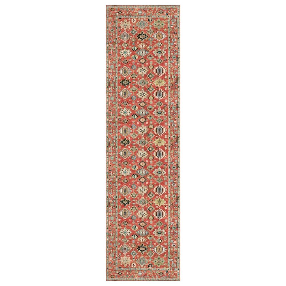 Nourison Vintage Washables Rust and Multicolor 2"2" x 8" Runner, , large