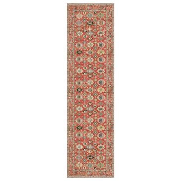 Nourison Vintage Washables Rust and Multicolor 2"2" x 8" Runner, , large