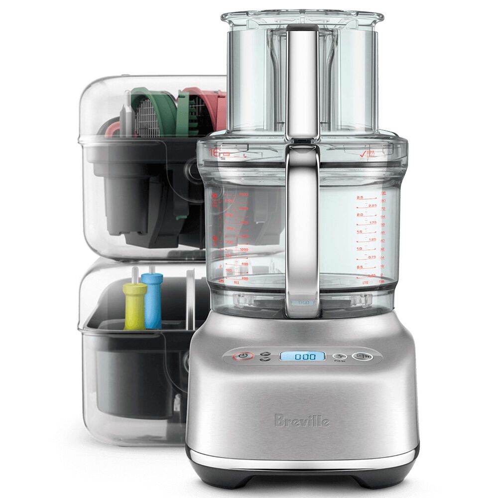 Keystone Paradice 16-Cup Food Processor in Brushed Stainless Steel, , large