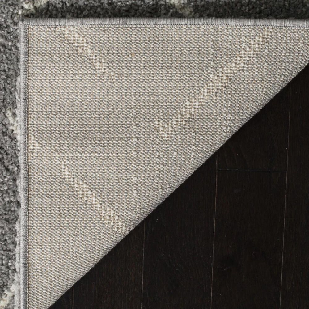 Safavieh Arizona Shag ASG743D 4&#39; x 6&#39; Grey and Ivory Area Rug, , large