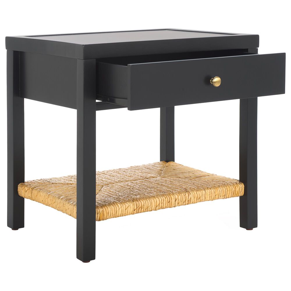 Safavieh Berlynne Nightstand in Black and Natural, , large
