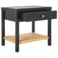 Safavieh Berlynne Nightstand in Black and Natural, , large