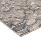 Feizy Azure 3"11" x 6" Blue and Silver Area Rug, , large