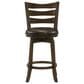 Coaster Murphy Swivel Counter Stool in Dark Cherry, , large