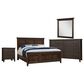 Viceray Collections Passageways 4 Piece King Bedroom Set in Charleston Brown, , large