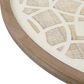 Hampton Park Leah 27" Round Medallion Wall Decor in Natural and White, , large