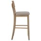 Linon Home Decor Jorissen Bar Stool in Grey Wash, , large