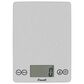 Kitchen Supply Arti Glass Kitchen Scale in Shiny Silver, , large