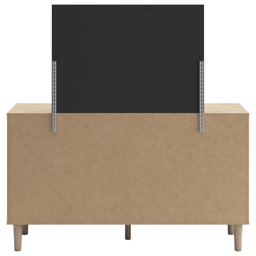 Ashley Cielden 6-Drawer Dresser and Mirror in Tan, , large