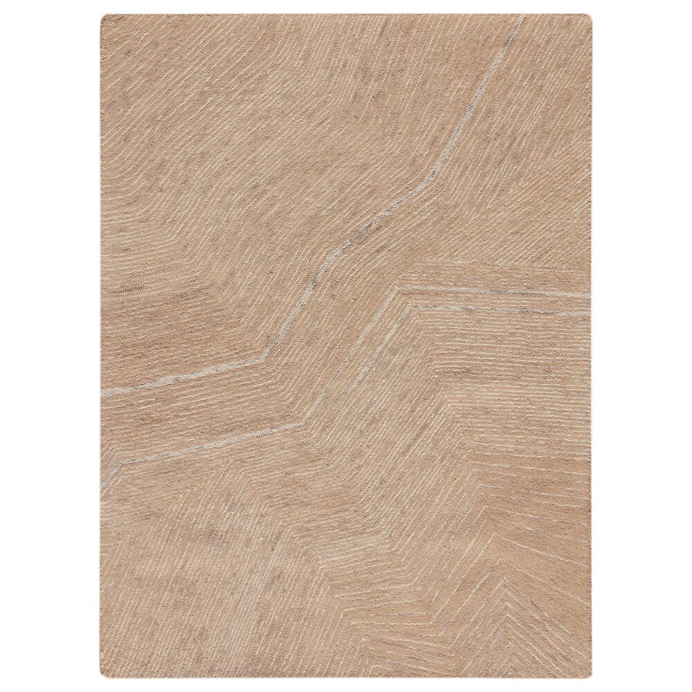 Nourison Pure Angles Camel 3"9" x 5"9" Area Rug, , large