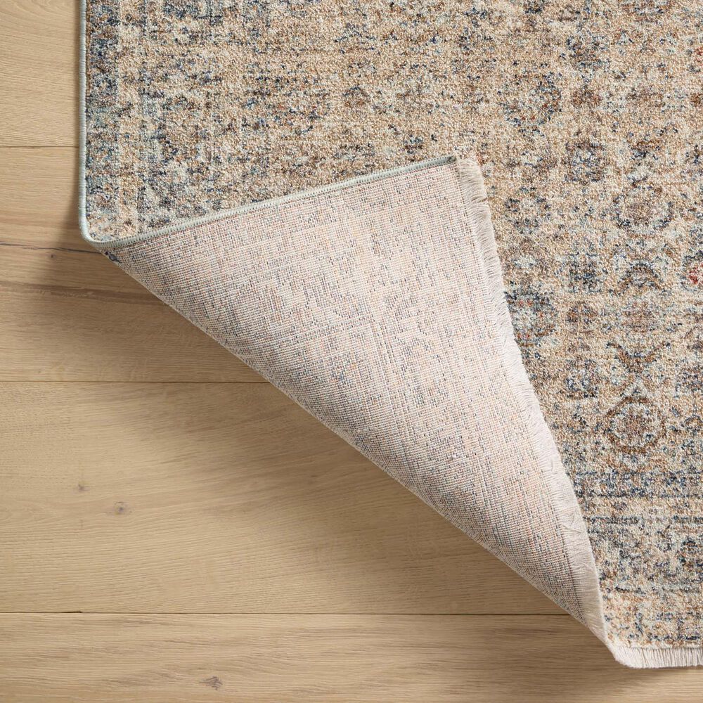 Angela Rose Blake 6&#39;7&quot; x 9&#39;10&quot; Beige and Denim Area Rug, , large