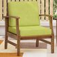 Hearth and Haven Perla Patio Club Chair with Cushions in Green, , large