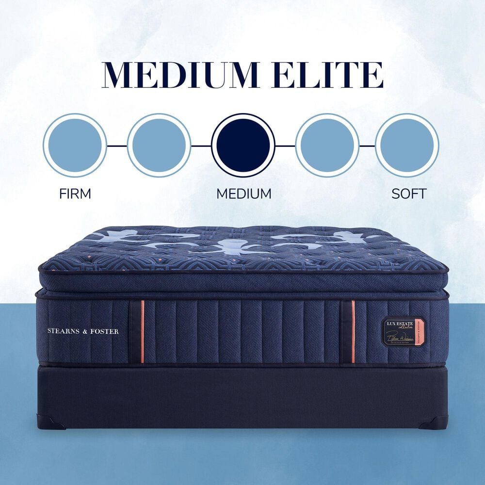 Stearn &amp; Foster Lux Estate Elite Medium Pillow Top Queen Mattress, , large