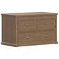 Richlands Furniture Soren Wood Twin 2 Door Desk Dream Console with Mattress and Cover in Light Oak, , large