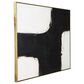 Ashley Reighlea 39.38" x 50" Wall Art in Black, White and Tan, , large