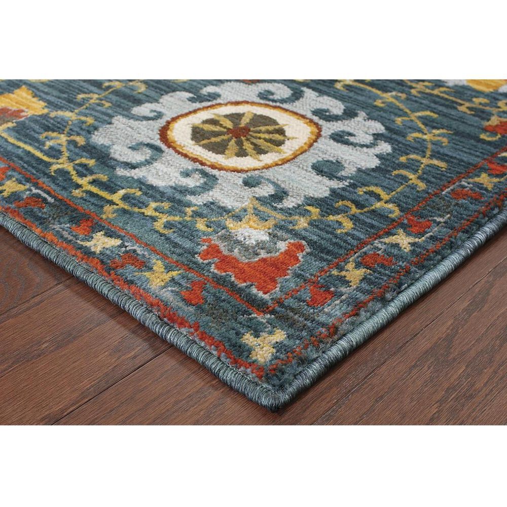 Oriental Weavers Sedona 6408B 9&#39;10&quot; x 12&#39;10&quot; Blue Area Rug, , large