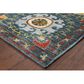 Oriental Weavers Sedona 6408B 9"10" x 12"10" Blue Area Rug, , large