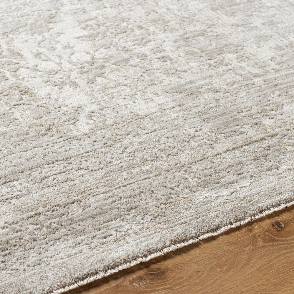 Surya Masterpiece Cream, Medium Gray and Light Gray 9&#39; x 12&#39;2&quot; Area Rug, , large