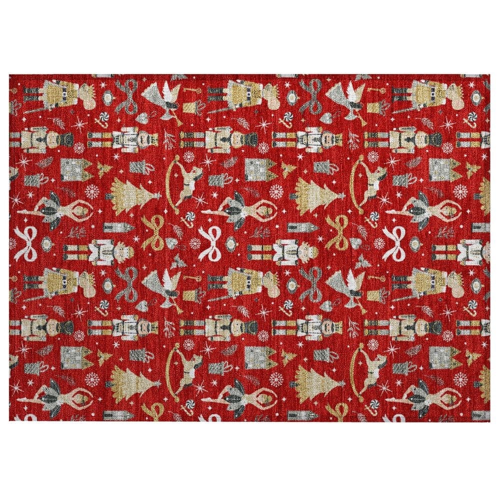 Dalyn Rug Company Wonderland WN35 Red 1&#39;8&quot; x 2&#39;6&quot; Area Rug, , large