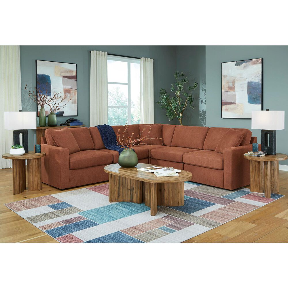 Ashley Modmax 5-Piece Sectional in Spice, , large