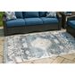 Ashley Daddridge 5" x 7" Blue, Gray and Ivory Outdoor Rug, , large