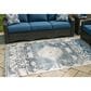 Ashley Daddridge 5" x 7" Blue, Gray and Ivory Outdoor Rug, , large