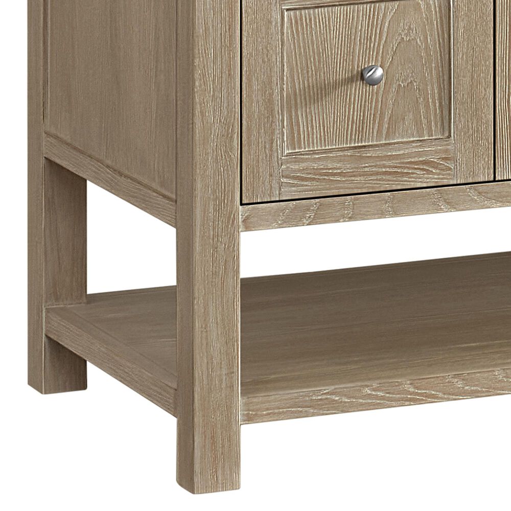 James Martin Vanities Breckenridge 60&quot; Single Bathroom Vanity Cabinet in Whitewashed Oak, , large