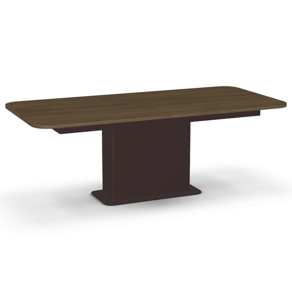 Amisco Lucarelli and Clarissa 7-Piece Rectangular Dining Set in Cookie and Oxidado, , large