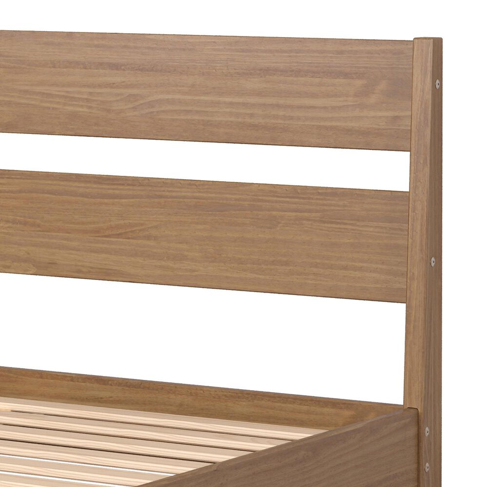 Forest Grove Low Board Queen Platform Bed in Urban Oak, , large