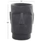 Maple and Jade Face Easter Island Planter in Dark Gray, , large