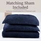 Timberlake 2-Piece Velvet Twin Quilt Set in Navy, , large
