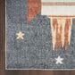 Nourison Astra Machine Washable 3"3" x 5" Sky Blue Kids Rug, , large