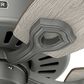 Hunter Builder Plus 52" Ceiling Fan with Lights in Matte Silver, , large