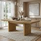 Furniture of America Virex Rectangle Extendable Dining Table in Natural, , large