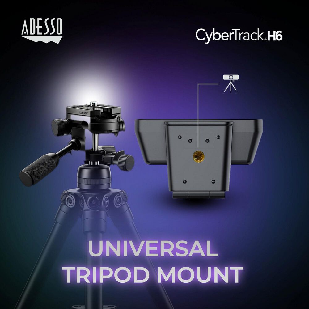 Adesso CyberTrack H6 4K Ultra HD Resolution Desktop Webcam in Black, , large