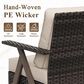 Sunwell Garden 3-Piece Patio Chat Set in Beige, , large