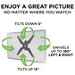 Secura Full Motion Wall Mount for 26" - 55" Flat-Panel TVs in Black, , large