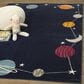 Balta Rugs Planet Border 5"3" x 7" Navy Blue Kids Area Rug, , large