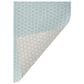 Nourison Twist Reversible 5" x 7" Aqua Indoor/Outdoor Area Rug, , large