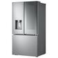 LG 26 cu. Ft 3 Door French Door, Counter Depth, Mirror InstaView DID, Printproof Stainless Steel, , large