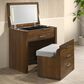 Mayberry Hill Malibu Vanity Set in Walnut, , large