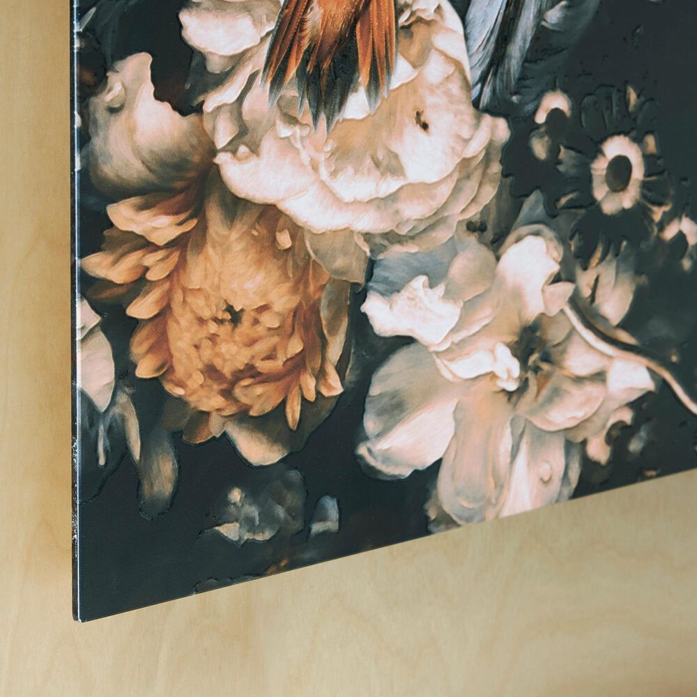 Ashley Valfer 48" x 36" Wall Art in Orange, Black and White, , large