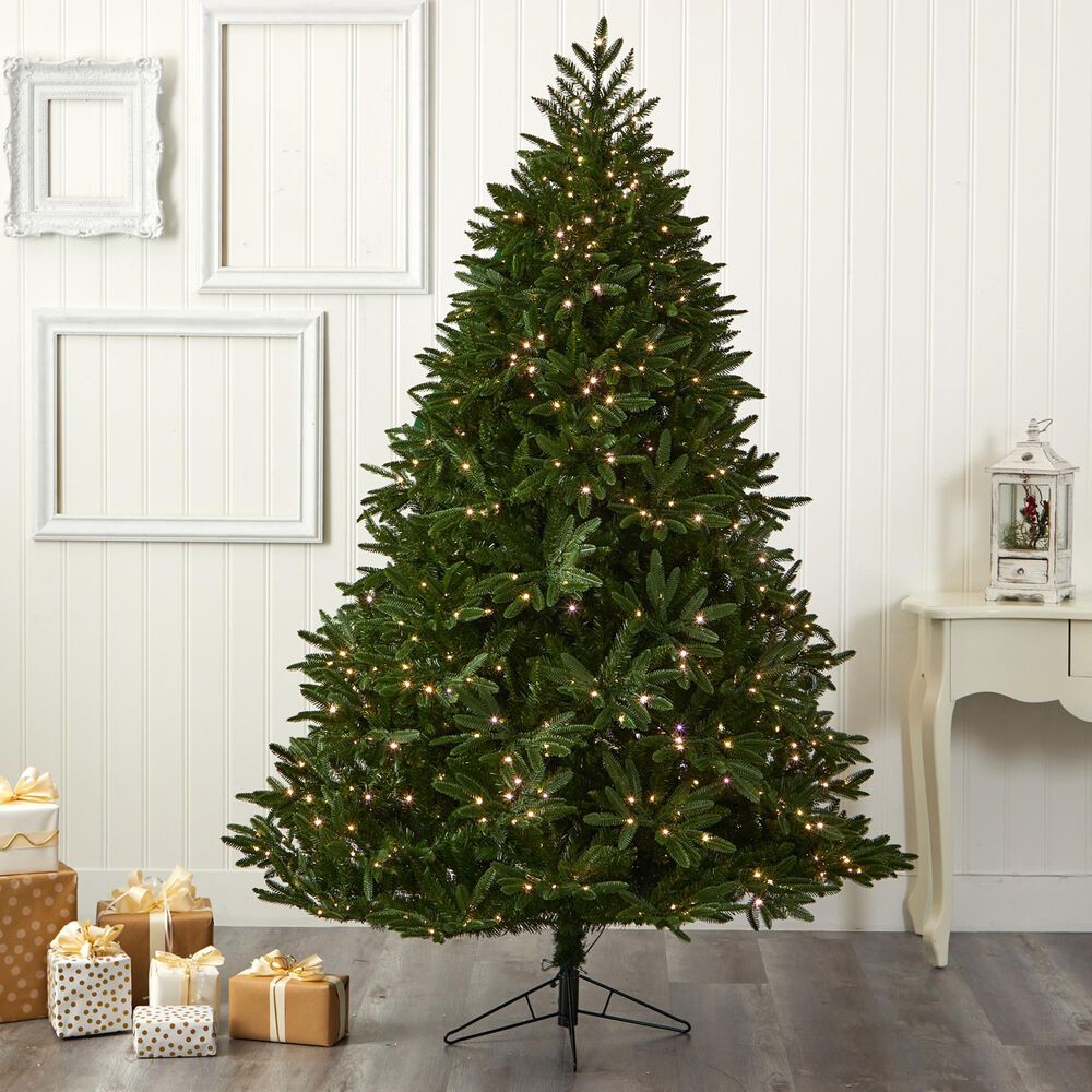 Nearly Natural Inc 7' Oregon Spruce Artificial Christmas Tree with Warm