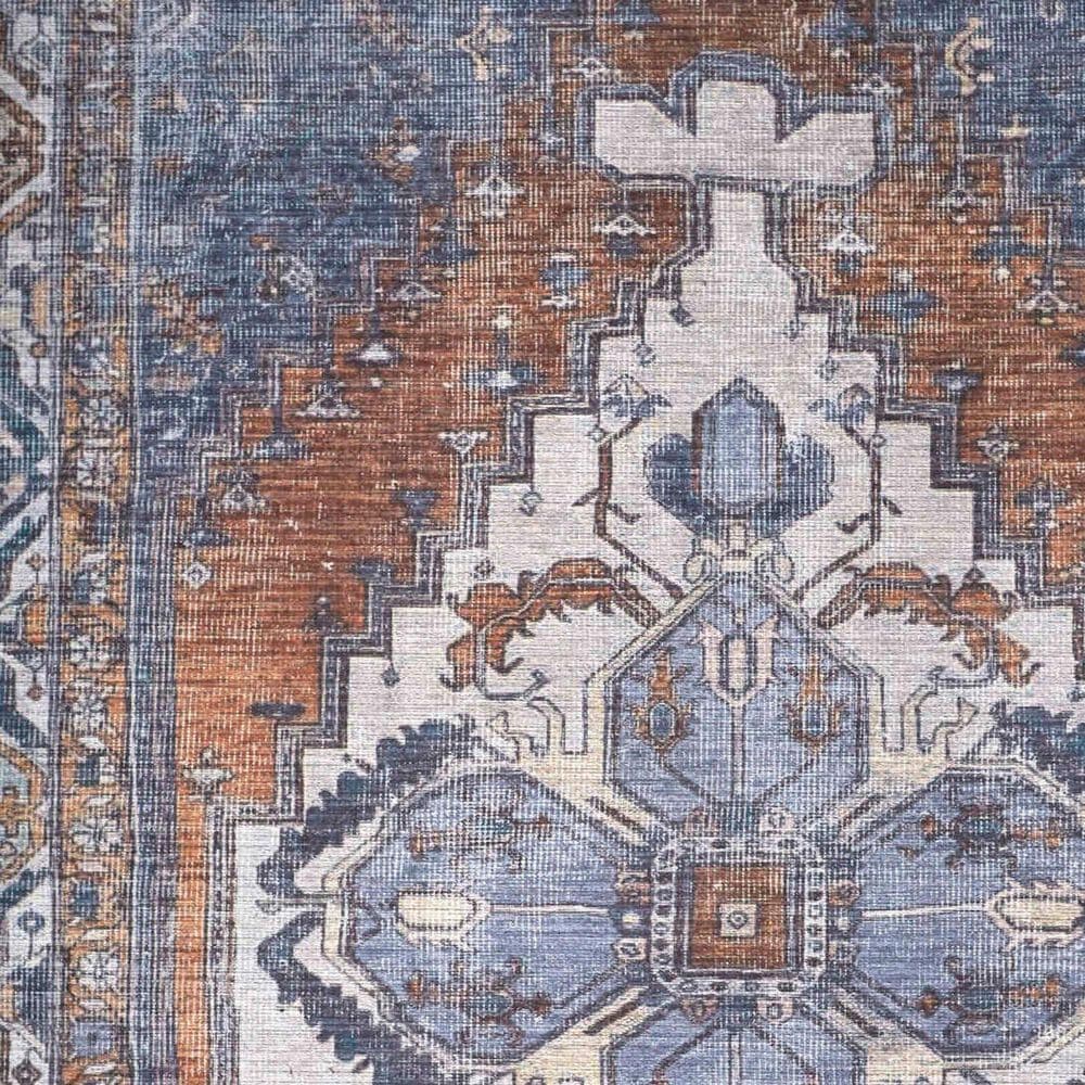 Feizy Percy 4&#39; x 6&#39; Blue Area Rug, , large