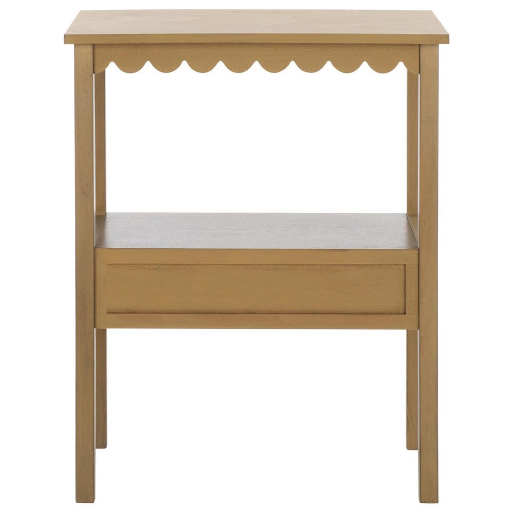 Safavieh Haven Low Drawer End Table in Desert Brown, , large