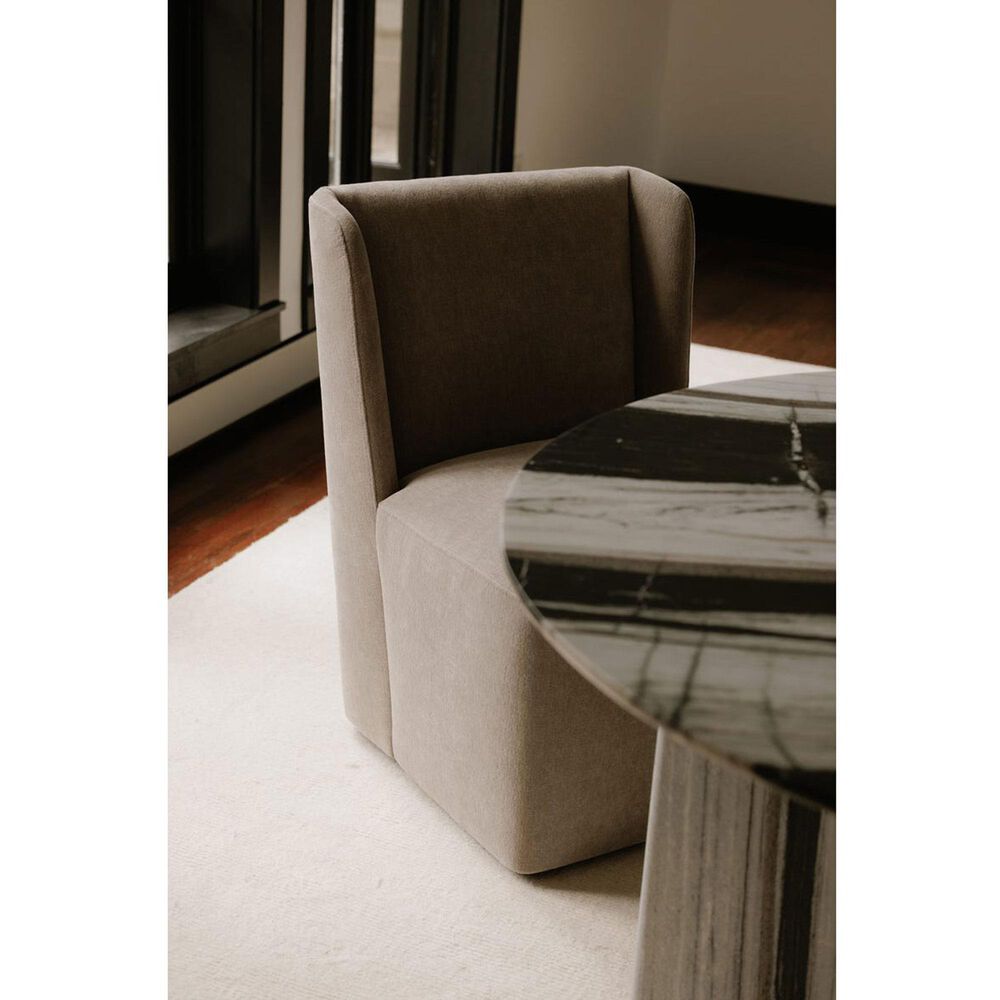 Moe&#39;s Home Collection Cormac Rolling Side Chair in Warm Sand, , large